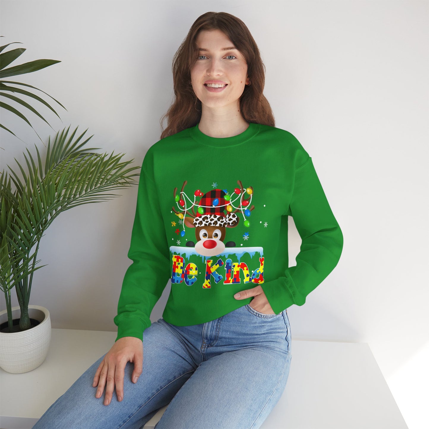Be Kind Holiday Sweatshirt 🎄