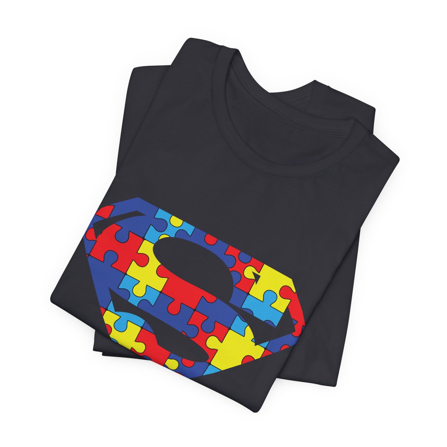 Autism Awareness Superman Tee: Embrace Your Super Strength - Unisex Jersey Short Sleeve Tee