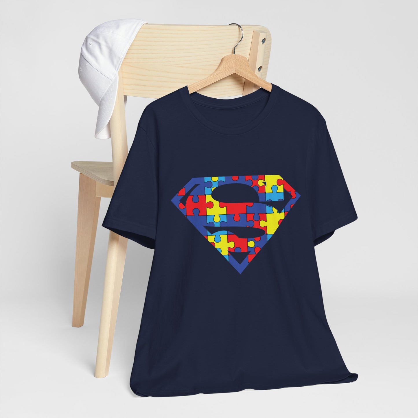 Autism Awareness Superman Tee: Embrace Your Super Strength - Unisex Jersey Short Sleeve Tee
