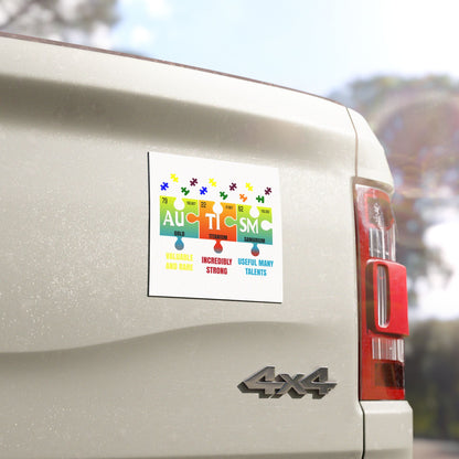 Autism Awareness Car Magnets - Show Your Support for Valuable Talents