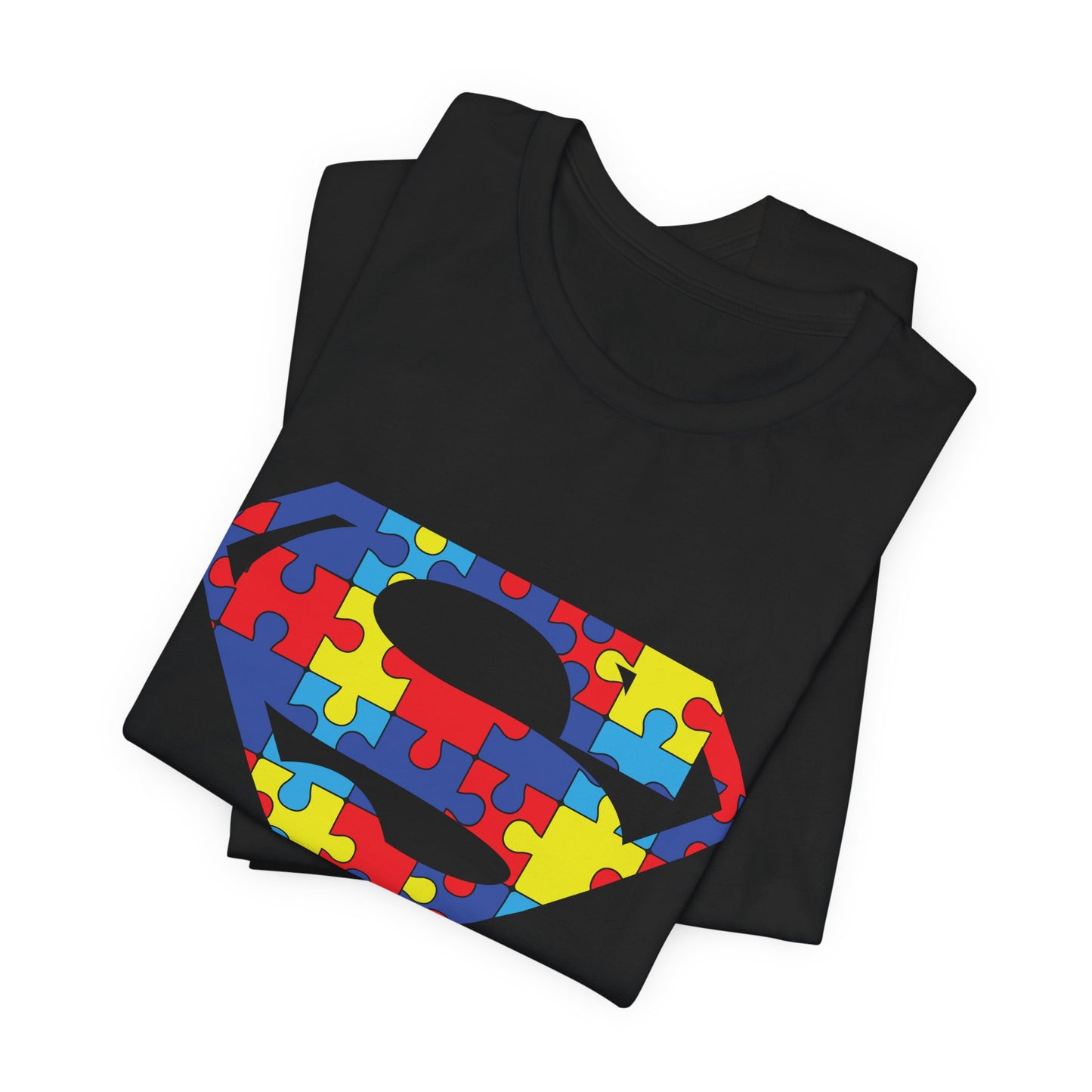 Autism Awareness Superman Tee: Embrace Your Super Strength - Unisex Jersey Short Sleeve Tee