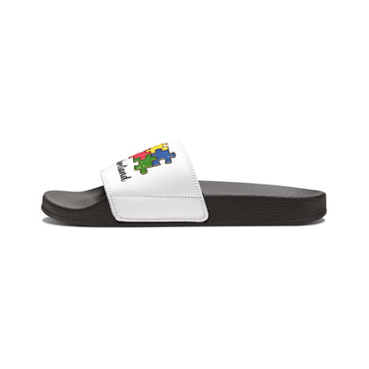 Colorful Puzzle Design Youth Sandals - Fun & Accepting Footwear