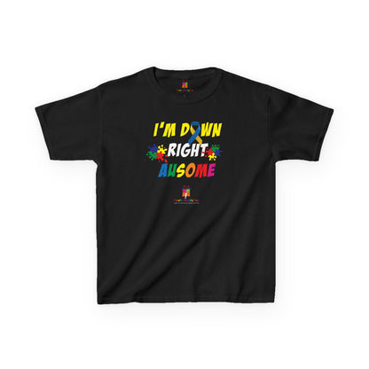 I’m Down Right Ausome Kids Tee 💛💙❤️