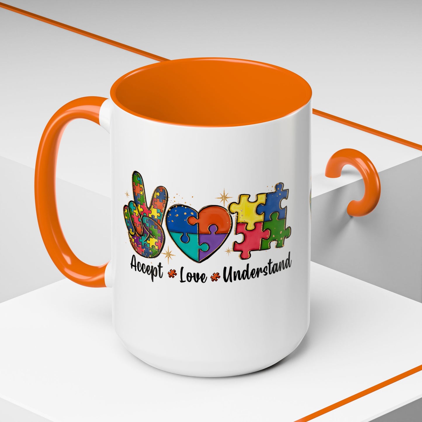 Inclusive Puzzle Love Coffee Mug - 11oz & 15oz