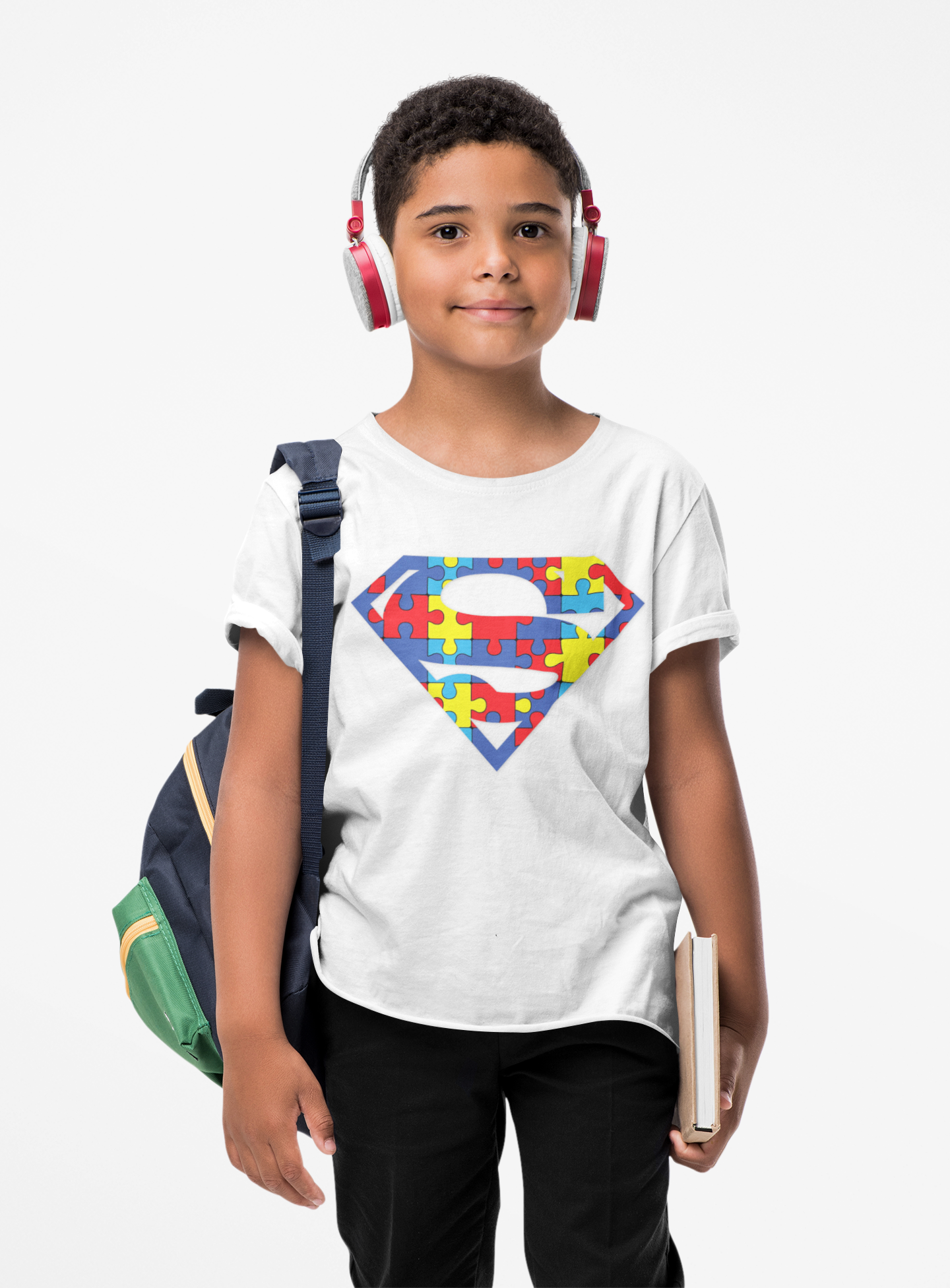 Autism Awareness Superman Tee: Embrace Your Super Strength - Kids Heavy Cotton™ Tee