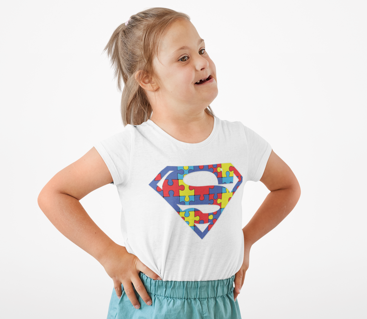 Autism Awareness Superman Tee: Embrace Your Super Strength - Kids Heavy Cotton™ Tee