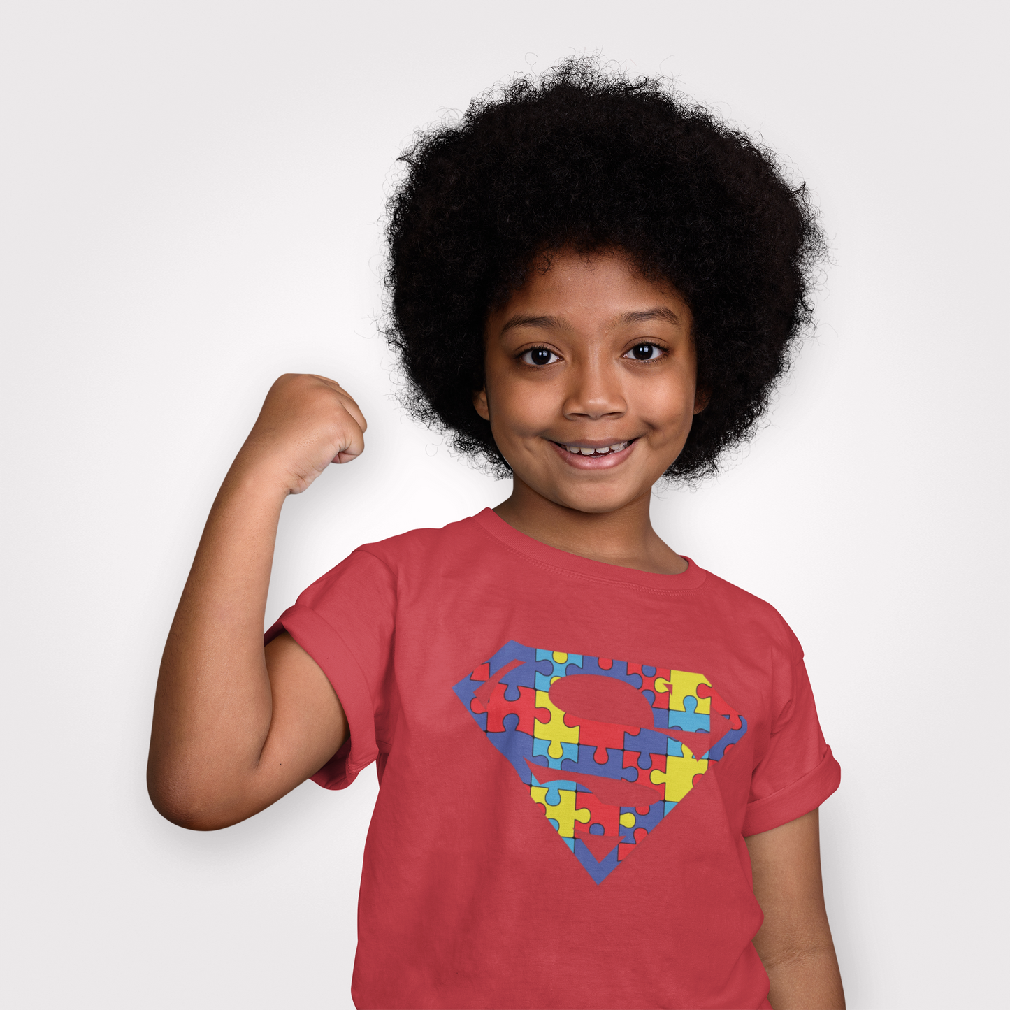 Autism Awareness Superman Tee: Embrace Your Super Strength - Kids Heavy Cotton™ Tee