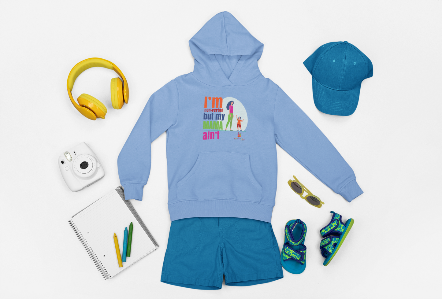 I’m Non-Verbal But My Mama Ain’t Youth Hoodie