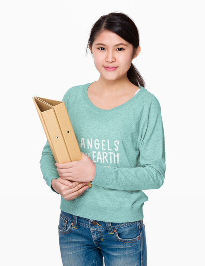 Angels on Earth Crewneck Sweatshirt