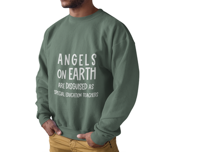 Angels on Earth Crewneck Sweatshirt