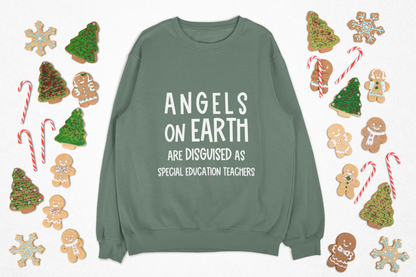 Angels on Earth Crewneck Sweatshirt