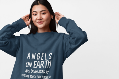 Angels on Earth Crewneck Sweatshirt