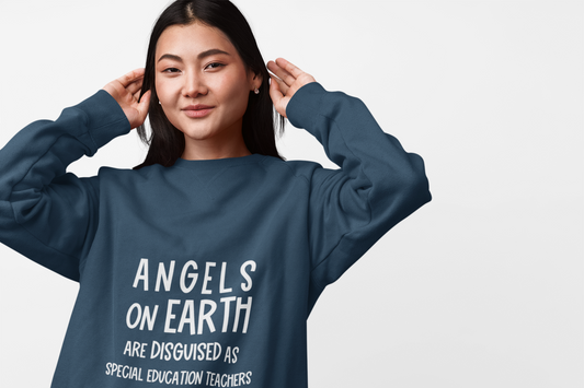 Angels on Earth Crewneck Sweatshirt