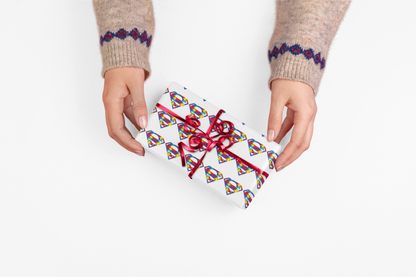 Superhero Puzzle Gift Wrap Papers