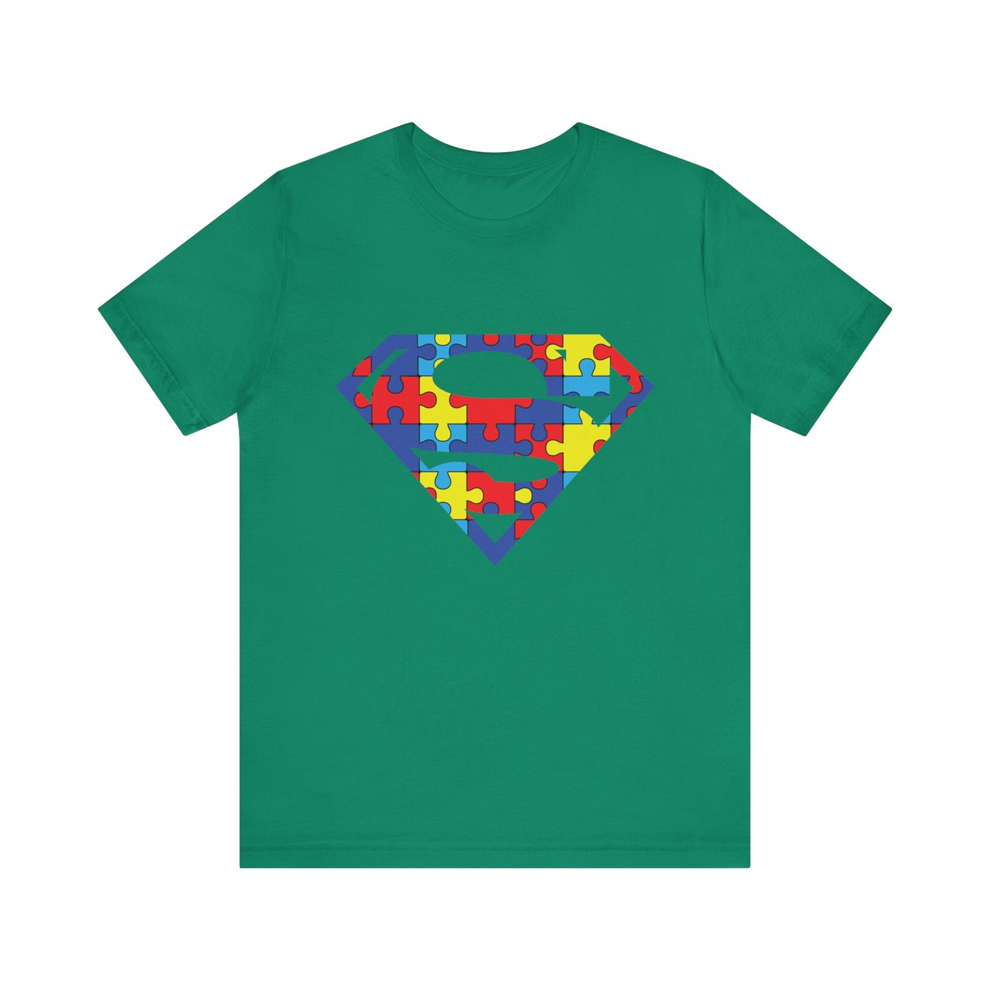 Autism Awareness Superman Tee: Embrace Your Super Strength - Unisex Jersey Short Sleeve Tee