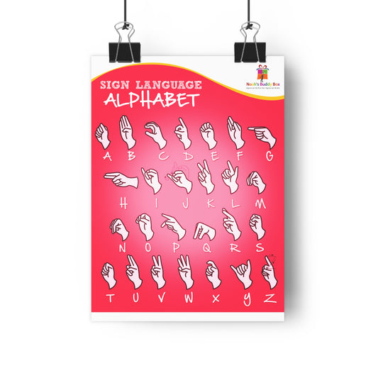 ASL Alphabet Poster