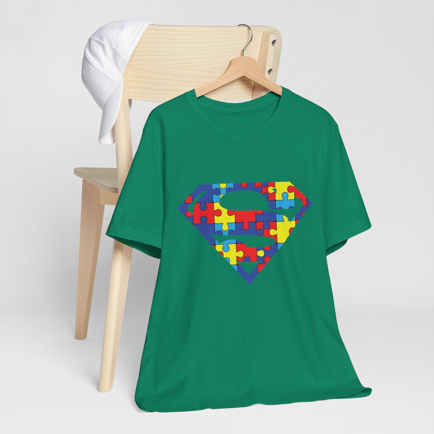 Autism Awareness Superman Tee: Embrace Your Super Strength - Unisex Jersey Short Sleeve Tee