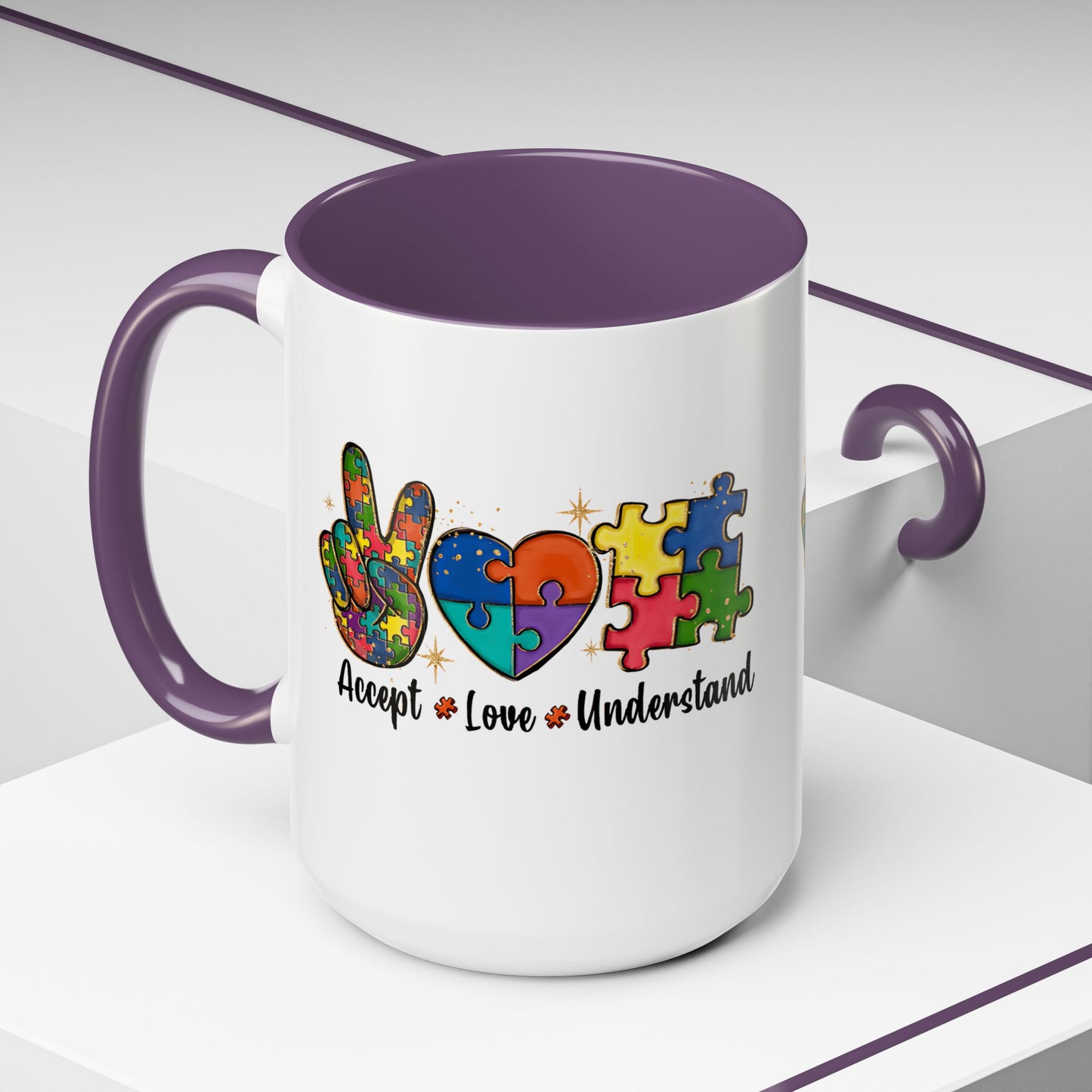 Inclusive Puzzle Love Coffee Mug - 11oz & 15oz