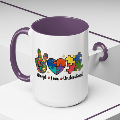 Inclusive Puzzle Love Coffee Mug - 11oz & 15oz