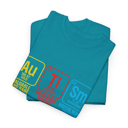 Autism Periodic Table - Unisex Heavy Cotton Tee