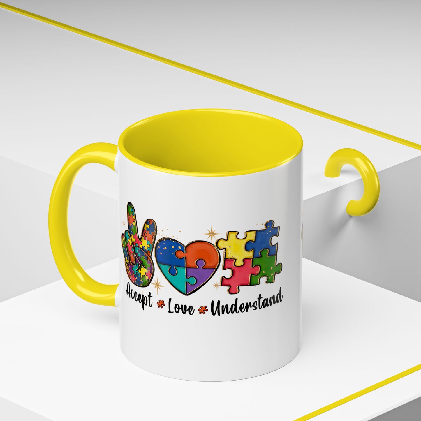 Inclusive Puzzle Love Coffee Mug - 11oz & 15oz