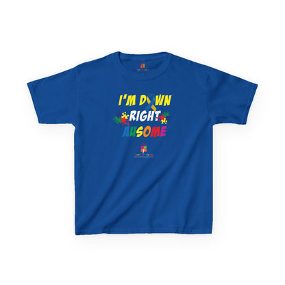 I’m Down Right Ausome Kids Tee 💛💙❤️