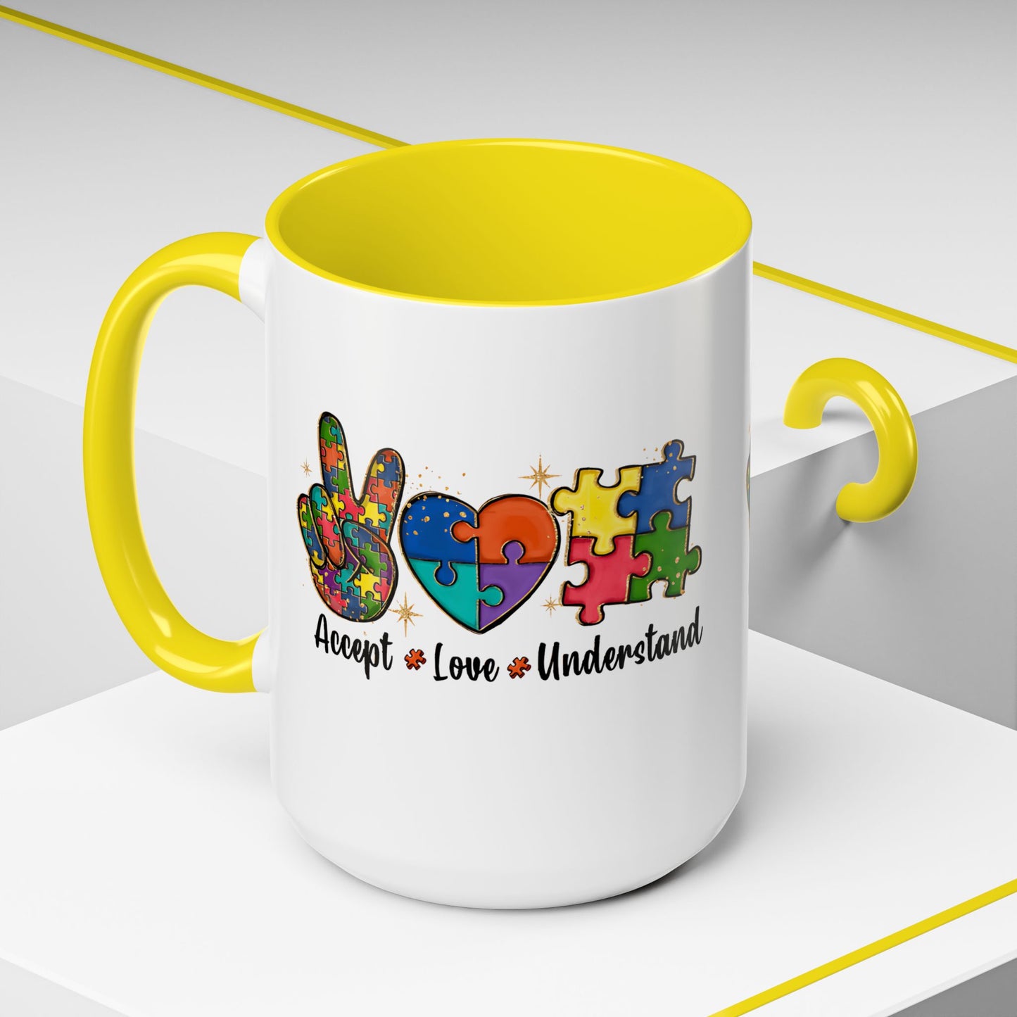 Inclusive Puzzle Love Coffee Mug - 11oz & 15oz