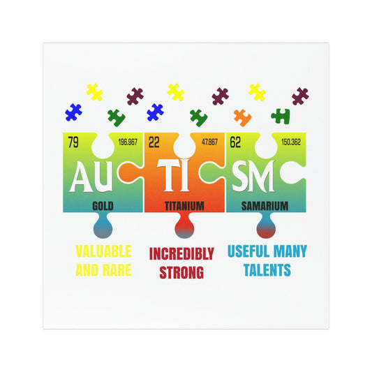 Autism Awareness Car Magnets - Show Your Support for Valuable Talents