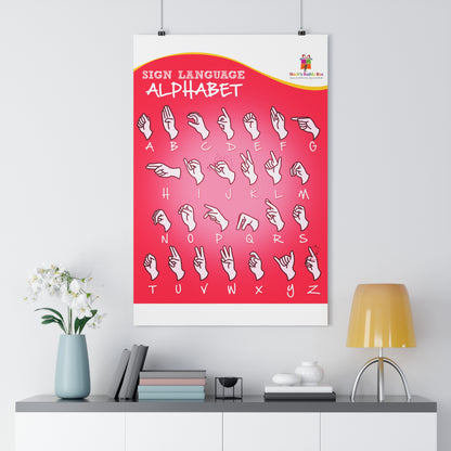 ASL Alphabet Poster