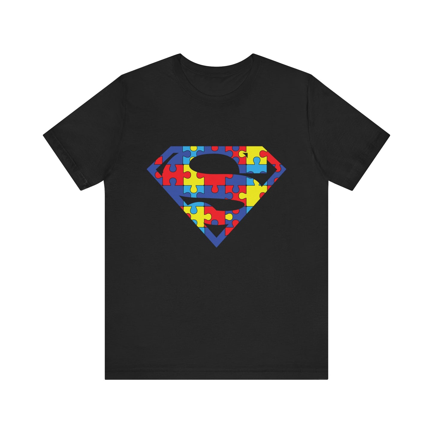 Autism Awareness Superman Tee: Embrace Your Super Strength - Unisex Jersey Short Sleeve Tee