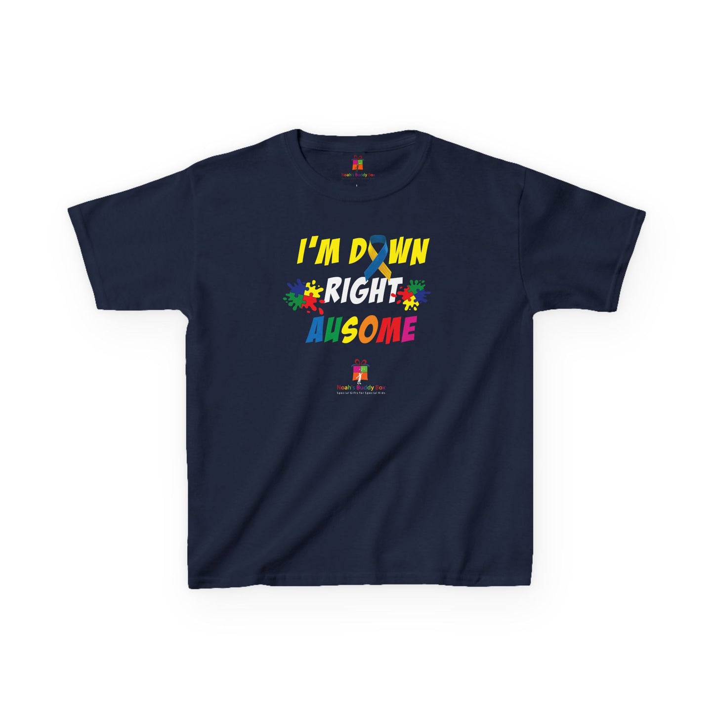 I’m Down Right Ausome Kids Tee 💛💙❤️
