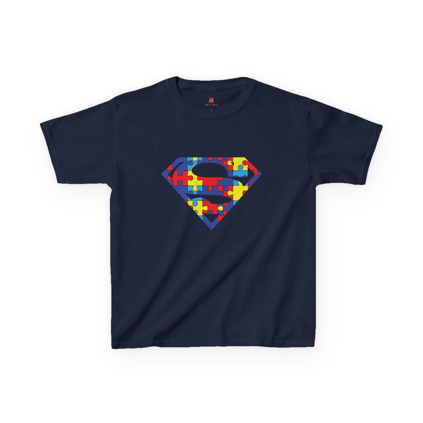 Autism Awareness Superman Tee: Embrace Your Super Strength - Kids Heavy Cotton™ Tee